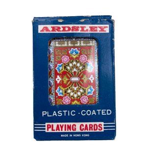 Ardsley Vintage Plastic Coated Playing Card Sealed